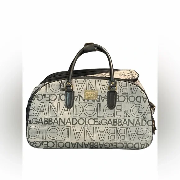 Dolce & Gabbana Rolling Duffle Bag From Their Logo-Centric Luggage Collections - Picture 3 of 16